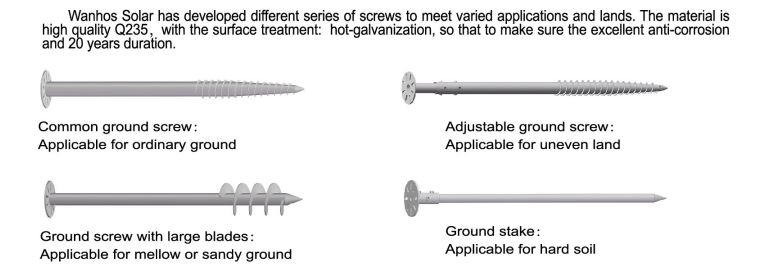  ground screw for fencing systems