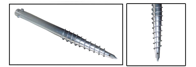  ground screw for fencing systems