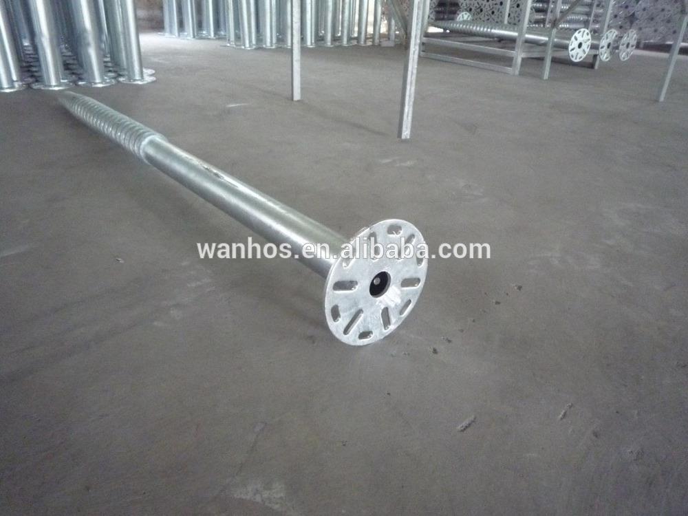 ground screw for fencing systems