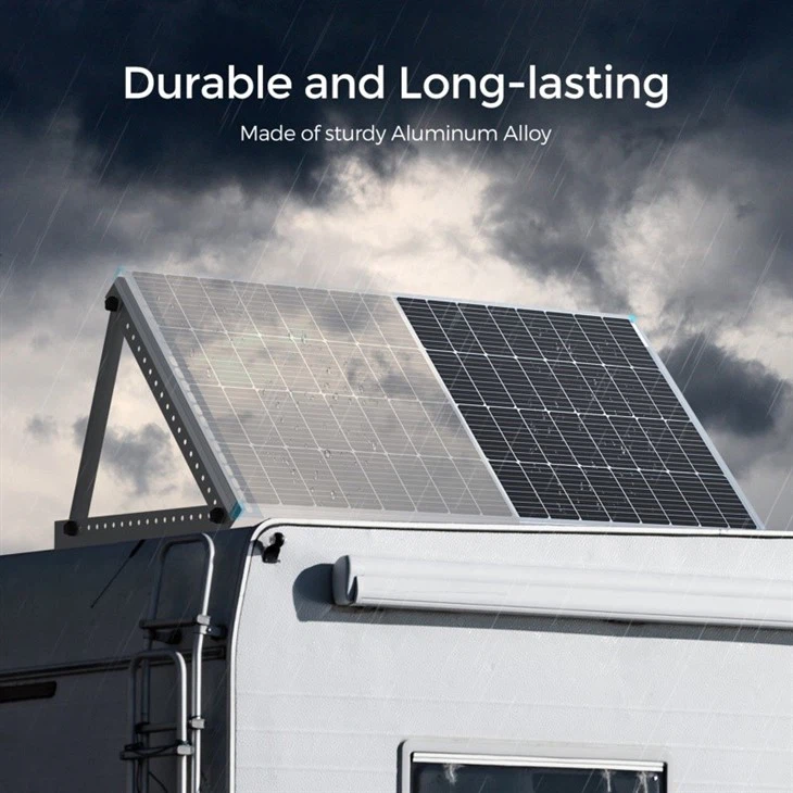 rv solar panel kit tilt mount