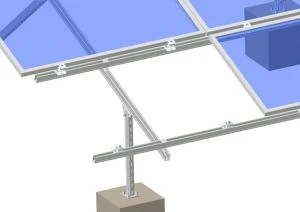 Carbon Steel Bracket voor Solar Ground Mounting System