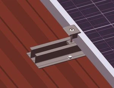 Stalen / tinnen dak Zonnepaneel montagerail Installatie
