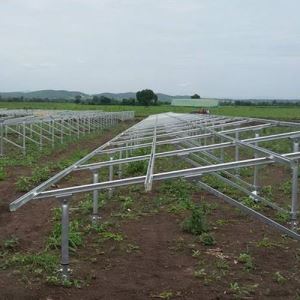 Aluminium Solar-montage met aardschroef