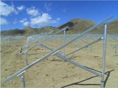 Aluminium zonnepaneel grondbeugels