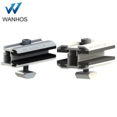 Zonnepaneel aluminium frameloze module klem