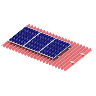 Zonnepaneel bevestigingssysteem voor metalen dak