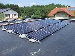 Aluminium Solar Ballast Flat Roof Mounting