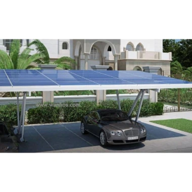 Zonne-auto carport ondersteuning met zonnepaneel carport parking systeem zonne-pv montagestructuur
