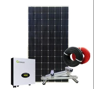 Grid 5kw 10 Kw Zonnepaneelsysteem