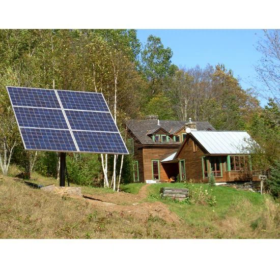 Solar Energy Systems Home Pole Mount Solar Panel Stand Structure Solar Water Pump System