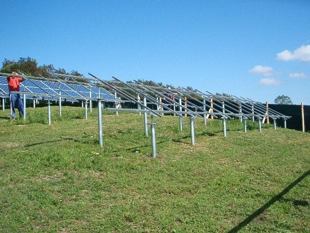 Ground Screw Foundation Solar